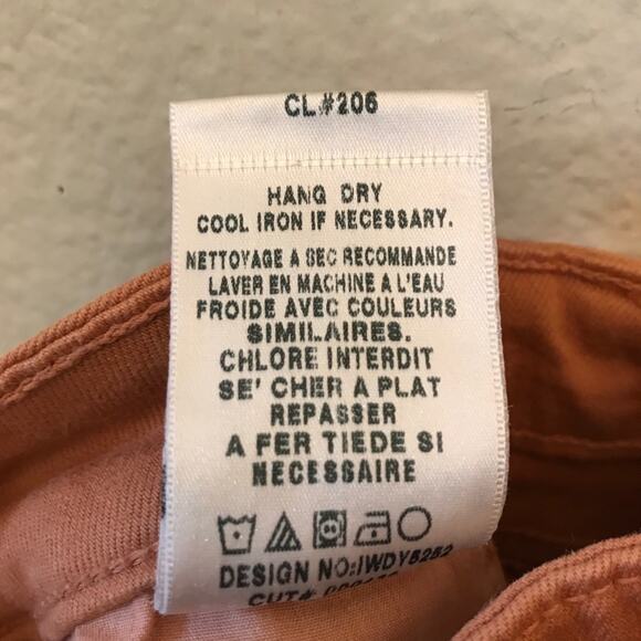 Joe’s Jeans Skinny 27 Cantaloupe Orange Womens colored denim - Picture 4 of 8